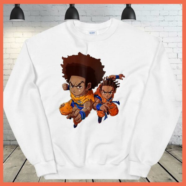 Best Boondock Riley Huey Black Cartoon Sitcom Dragon Style Shirt