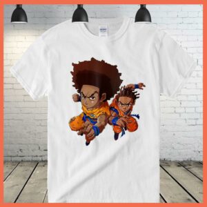 Best Boondock Riley Huey Black Cartoon Sitcom Dragon Style Shirt 3