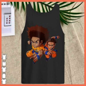Best Boondock Riley Huey Black Cartoon Sitcom Dragon Style Shirt 4