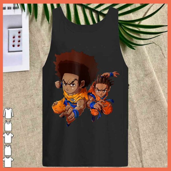 Best Boondock Riley Huey Black Cartoon Sitcom Dragon Style Shirt