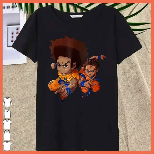 Best Boondock Riley Huey Black Cartoon Sitcom Dragon Style Shirt