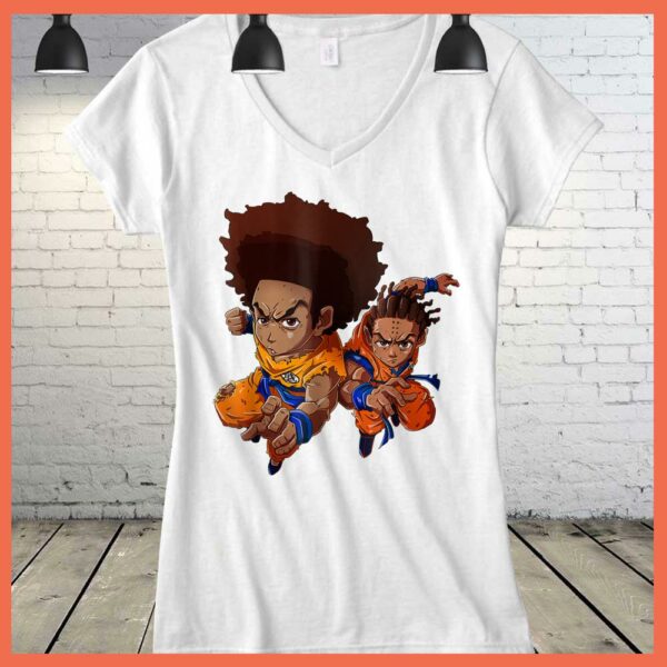 Best Boondock Riley Huey Black Cartoon Sitcom Dragon Style Shirt