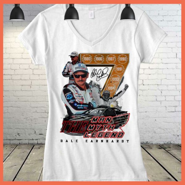 Best Dale Earnhardt The Man The Myth Legend 7 Champion shirt