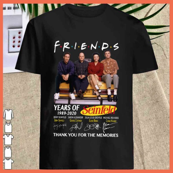 Best Friends Seinfeld Year Of 1989 2020 Thank You For The Memories Shirt