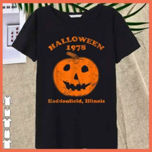 Best Halloween 1978 holiday spooky gift myers pumpkin haddonfield Shirt 3