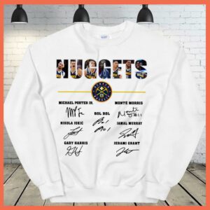 Best Huggets Denver basketball Signature Shirt 1