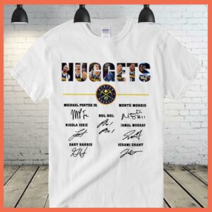 Best Huggets Denver basketball Signature Shirt 2
