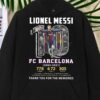Best Lionel Messi 21 years of Barca Shirt, Messi thank you for the memories shirt