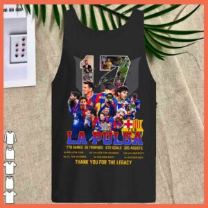 Best Lionel Messi 17 LA Pulga shirt, Messi LA pulga shirt, Messi thank you for the Legacy shirt 2