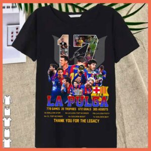 Best Lionel Messi 17 LA Pulga shirt, Messi LA pulga shirt, Messi thank you for the Legacy shirt 3