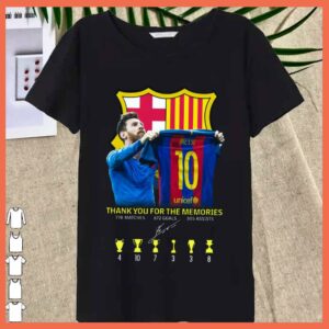 Best Lionel Messi Shirt, Messi Thank You For The Memories with FC Barcelona Shirt 3