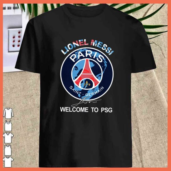 Best Lionel Messi Welcome to PSG Shirt