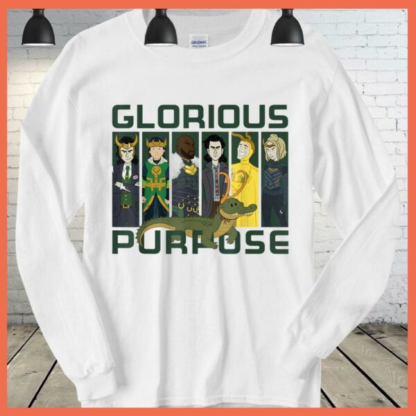 Best Marvel Loki Variants Alligator Loki Glorious Purpose Shirt