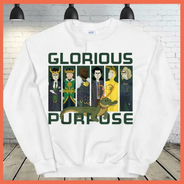 Best Marvel Loki Variants Alligator Loki Glorious Purpose Shirt