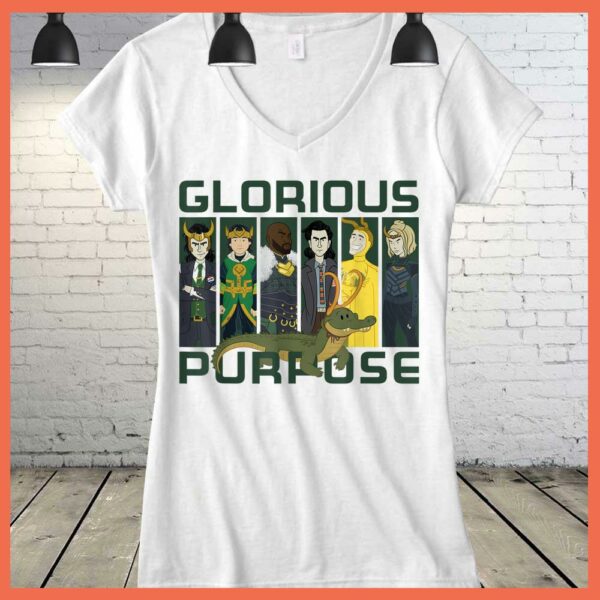 Best Marvel Loki Variants Alligator Loki Glorious Purpose Shirt