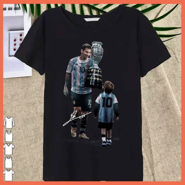 Best Messi and Son shirt, Messi Cups Copa America Champion shirt