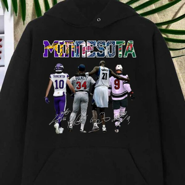 Best Minnesota Tarkenton Puckett Garnett Koivu signature shirt