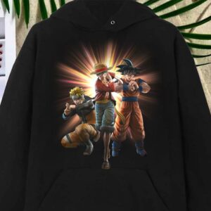 Best Naruto Son Goku and D.Luffy Shirt, Anime mashup Son goku naruto Luffy Shirt