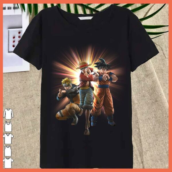 Best Naruto Son Goku and D.Luffy Shirt, Anime mashup Son goku naruto Luffy Shirt
