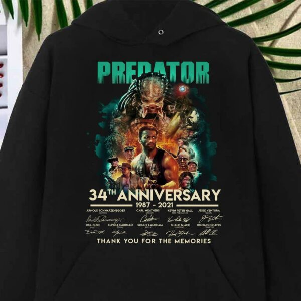 Best Predator 34th Anniversary 1987 2021 Signature Thank You for the Memories Shirt