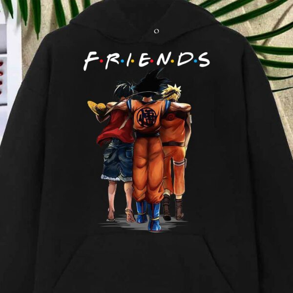 Best Son Goku Luffy And Naruto Eating Friends Anime Shirt, Monkey D.luffy Friends shirt