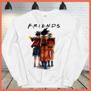Best Son Goku Luffy And Naruto Eating Friends Anime Shirt, Monkey D.luffy Friends shirt 2