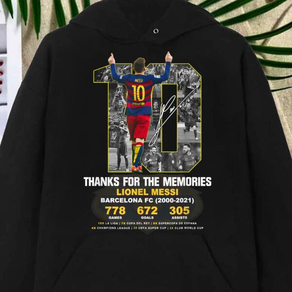 Best Thank you Messi 2000-2021 memories Shirt