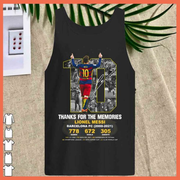 Best Thank you Messi 2000-2021 memories Shirt