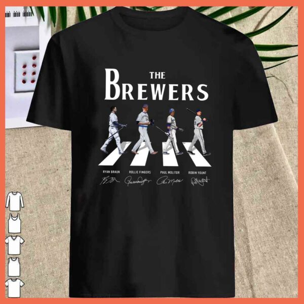 Best The Brewers Abbey Road Signature 2021 shirt