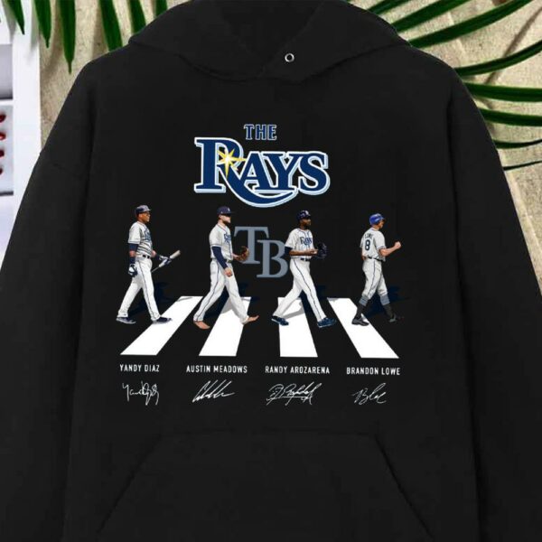 Best The Rays Walking Abbey Road Shirt, Tampa Signature Shirt
