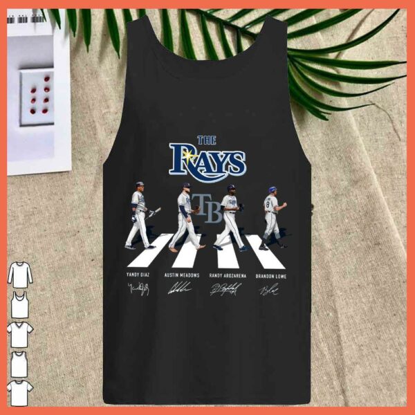 Best The Rays Walking Abbey Road Shirt, Tampa Signature Shirt