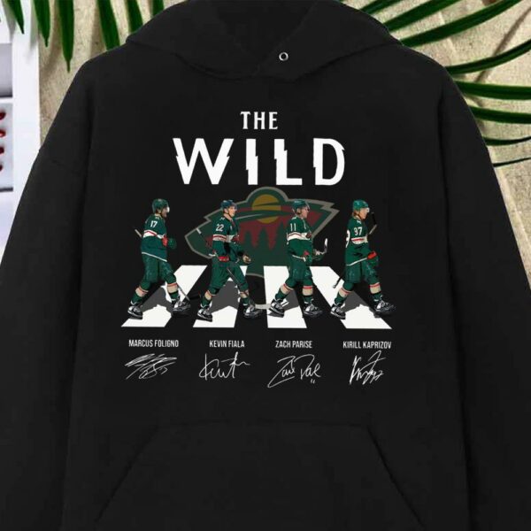 Best The Wild Abbey Road Marcus Foligno Kevin Fiala Zach Parise Kirill Kaprizov Shirt
