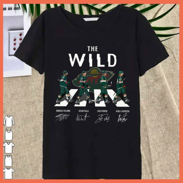 Best The Wild Abbey Road Marcus Foligno Kevin Fiala Zach Parise Kirill Kaprizov Shirt
