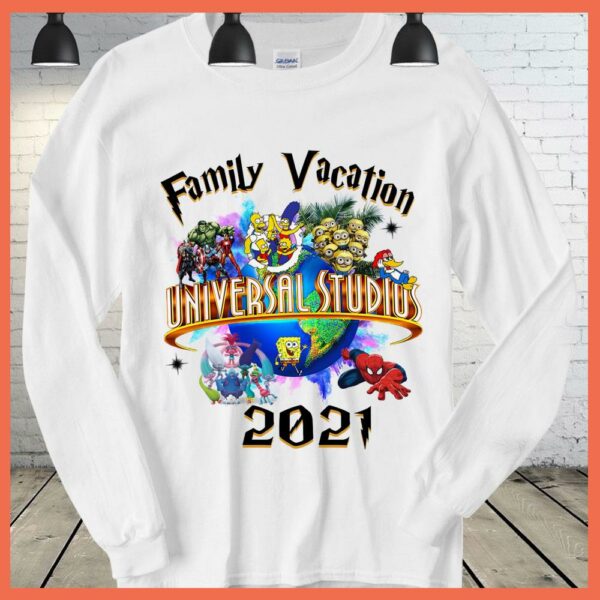 Best Universal Studios Family Vacation 2021 Shirt, Avenger Minion Spider man Shirt