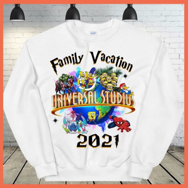 Best Universal Studios Family Vacation 2021 Shirt, Avenger Minion Spider man Shirt