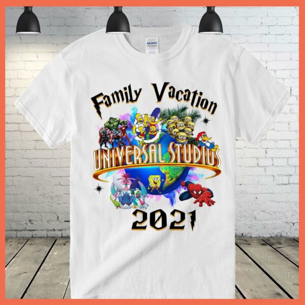 Best Universal Studios Family Vacation 2021 Shirt, Avenger Minion Spider man Shirt