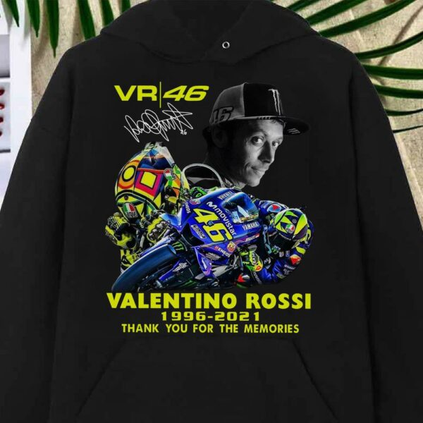 Best VR46 Valentino Rossi 1996 2021 Thank You For The memories SHirt