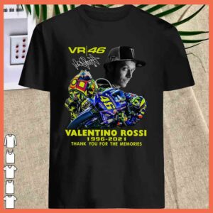 Best VR46 Valentino Rossi 1996 2021 Thank You For The memories SHirt