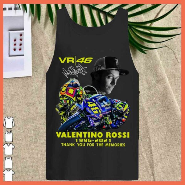Best VR46 Valentino Rossi 1996 2021 Thank You For The memories SHirt