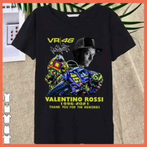 Best VR46 Valentino Rossi 1996 2021 Thank You For The memories SHirt 3