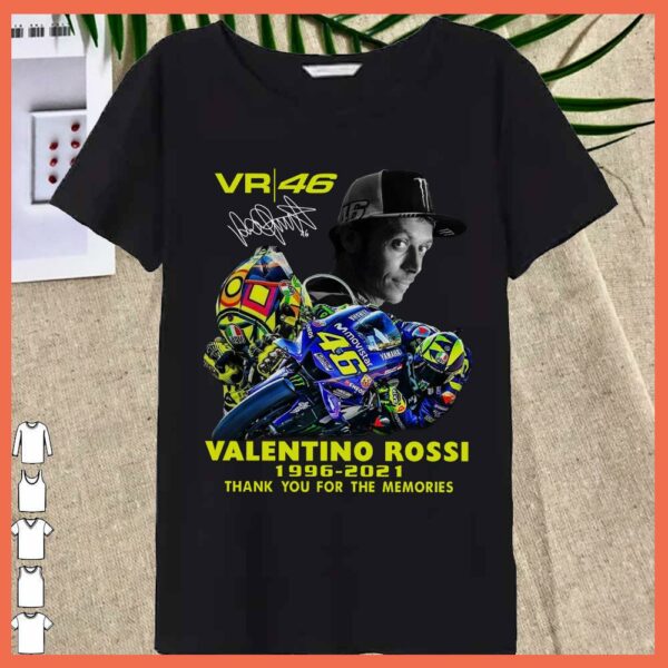 Best VR46 Valentino Rossi 1996 2021 Thank You For The memories SHirt