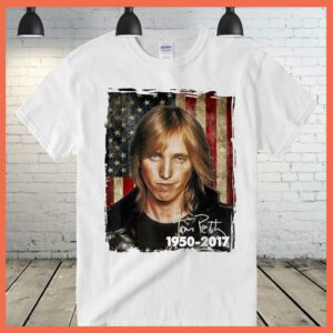 Best Vintage Petty American Flag Shirt 3