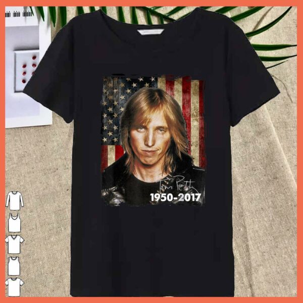 Best Vintage Petty American Flag Shirt