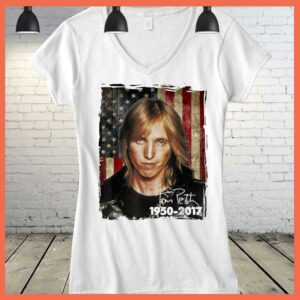Best Vintage Petty American Flag Shirt 6