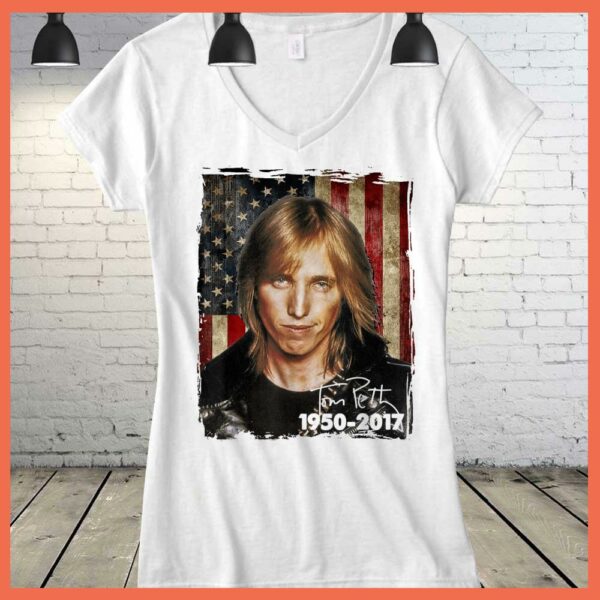 Best Vintage Petty American Flag Shirt