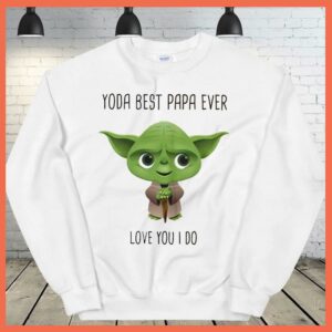 Best fatherday Baby Yoda Best papa ever love you I do shirt 1