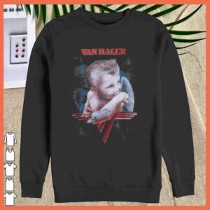 Funny Eddie Van Halens Baby smoking Shirt 2