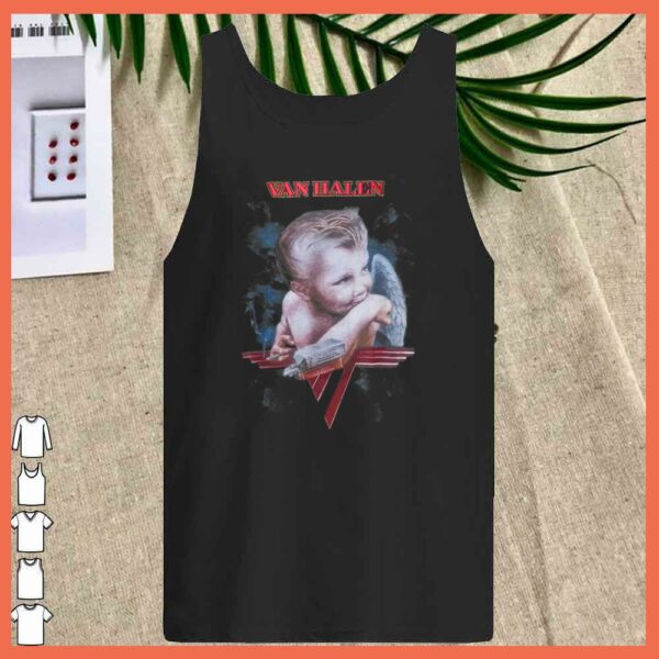 Funny Eddie Van Halens Baby smoking Shirt