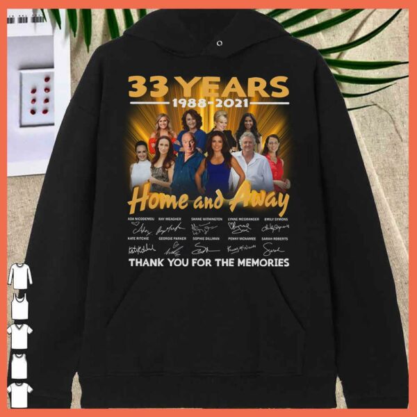 Home and Away 33 Years 1998 2021 Signature Shirt