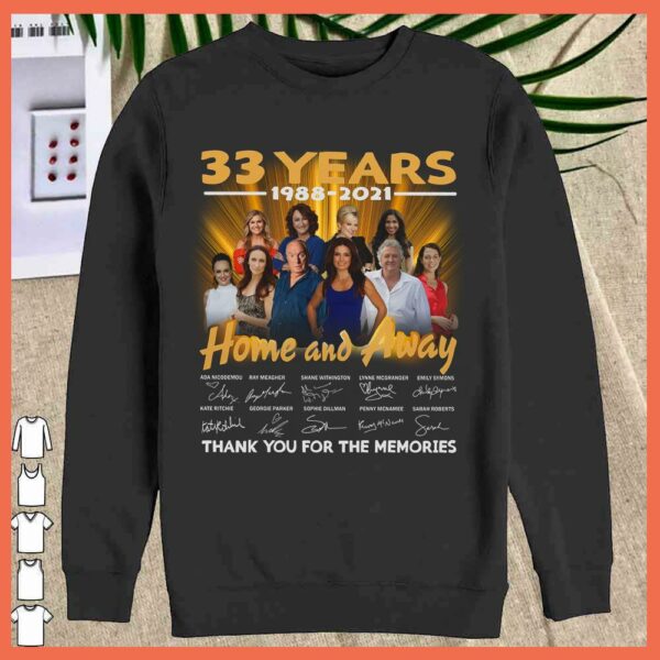 Home and Away 33 Years 1998 2021 Signature Shirt